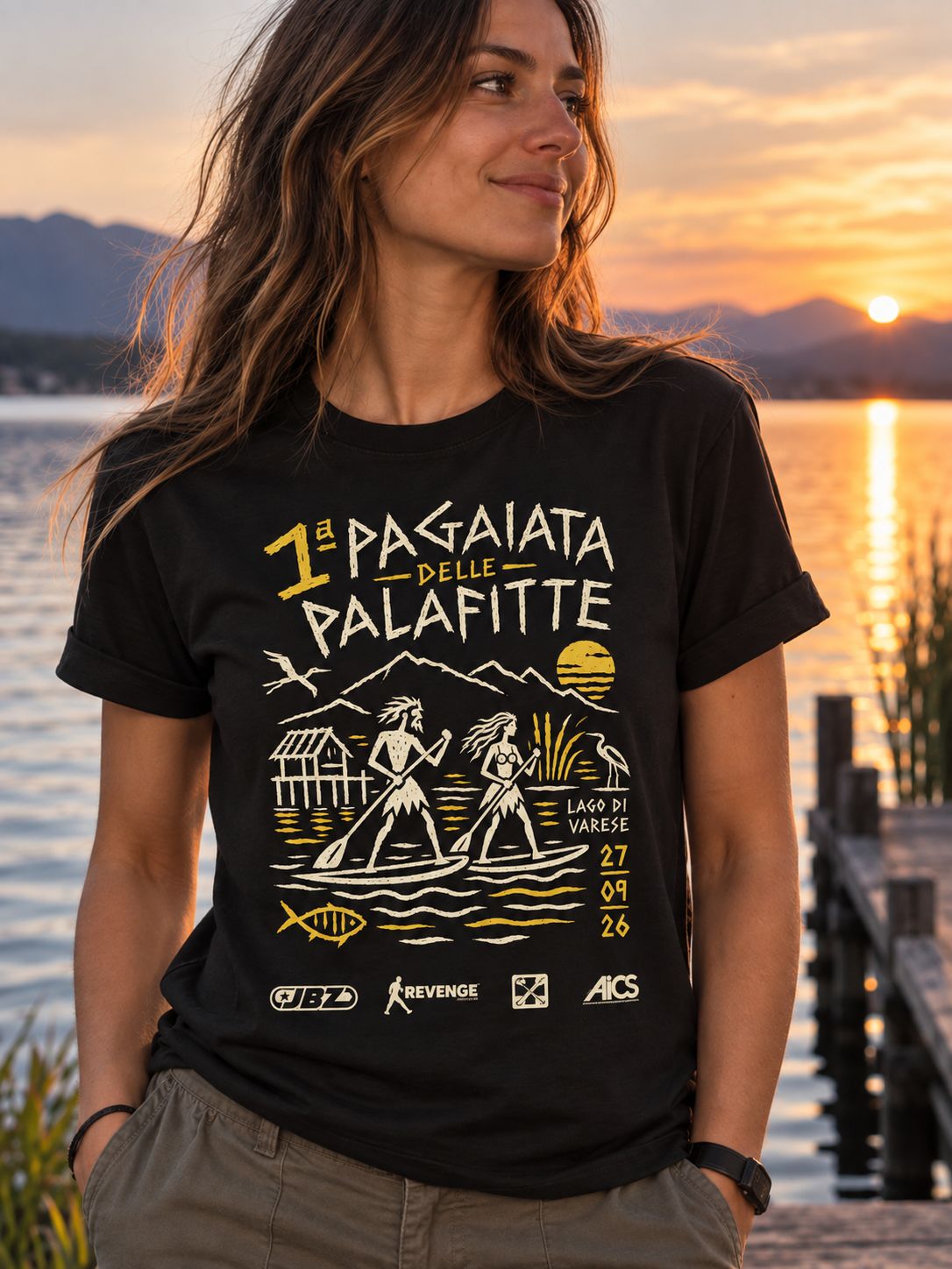 Maglietta ufficiale 1&ordf; Pagaiata delle Palafitte